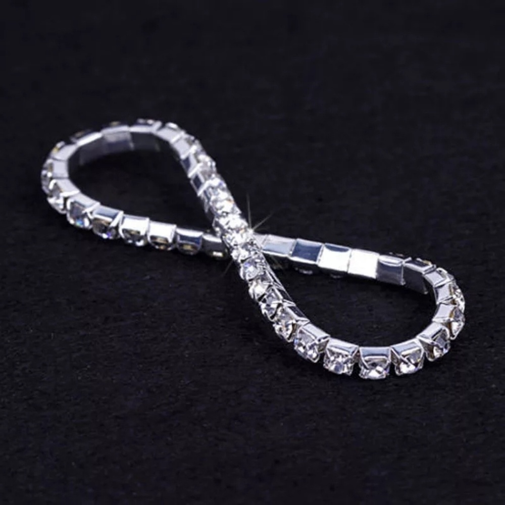 Rhinestone Stretch Stacking Bracelets - Picture 3 of 8